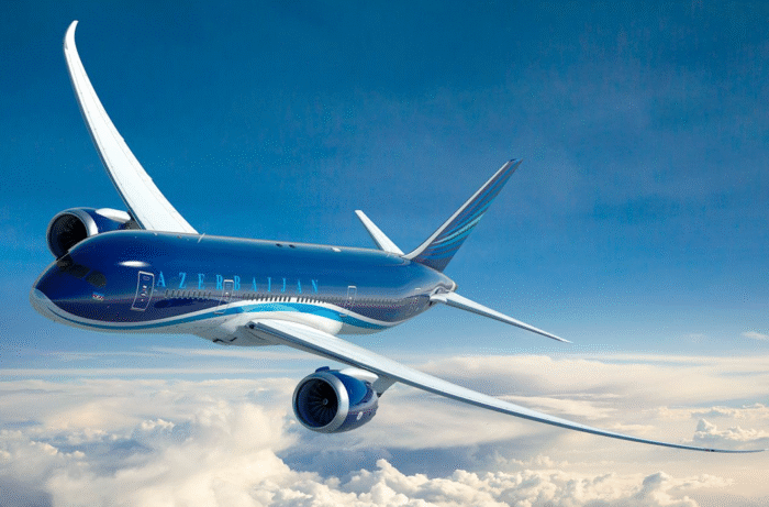 AZAL-ın beynəlxalq uçuşları üçün elan etdiyi 25%-dək endirim kampaniyasını əks etdirən reklam vizualı.